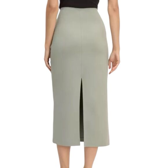 NWOT Everlane The Dream Maxi Skirt Sage Green Stretchy High Waisted Size XXS - Picture 3 of 10